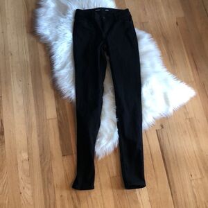 Old Navy mid rise super skinny Rockstar black jeans